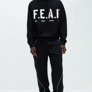 هودي “تايسون فير” بسحاب وقصة واسعة – أسود