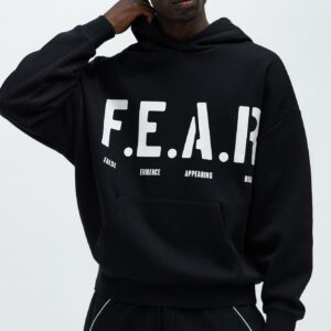 هودي “تايسون فير” بسحاب وقصة واسعة – أسود