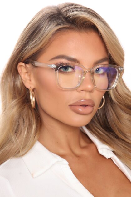 نظارة "لوك إنتو ماي آيز" - شفافة