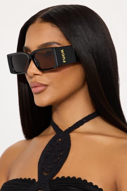 نظارة "فك أوف" - أسود