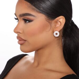 أقراط “أول أباوت ذا سباركل” – فضي