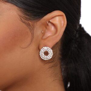 أقراط “أول أباوت ذا سباركل” – فضي