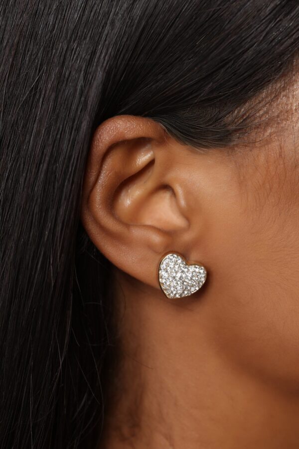 أقراط "ماي تايني ليتل هارت" - ذهبي