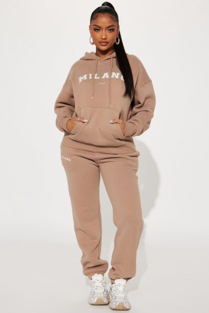 طقم سويت بانت "ميلانو" - موكا