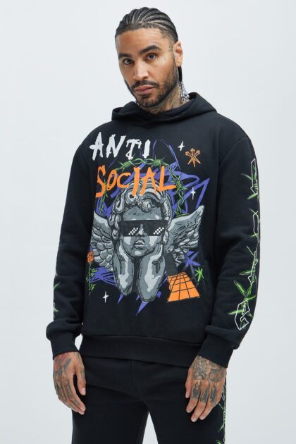 هودي "لاف ذا هيت" - أسود