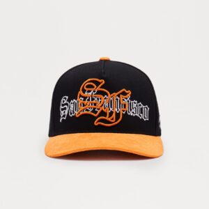 قبعة سناباك “إس إف غولدن غيت” بلونين – أسود/برتقالي