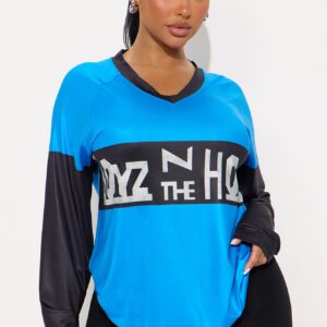 جيرسي بأكمام طويلة ‘بويز إن ذا هود’ – أزرق