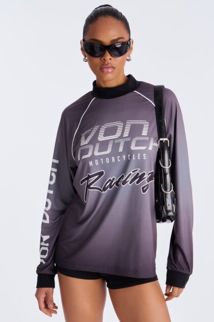 جيرسي دراجة نارية 'فون داتش' - أسود