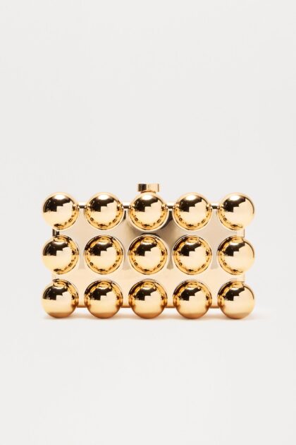 حقيبة يد صغيرة "بيتسي بابل" - ذهبي