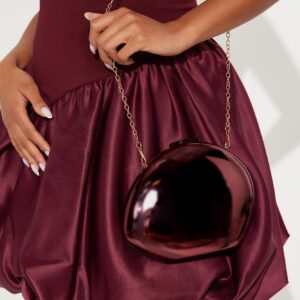 حقيبة يد “سيلف ريفليكشن” – عنابي