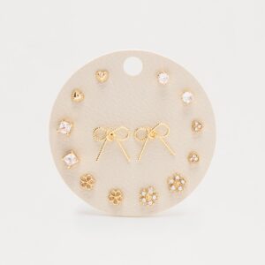 طقم أقراط “جيرلي ترينكيتس” 7 أزواج – ذهبي