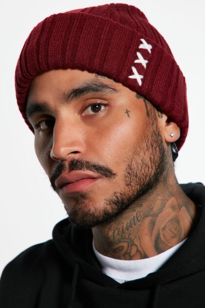 قبعة بيني مريحة "كيب إت كوزي" - عنابي