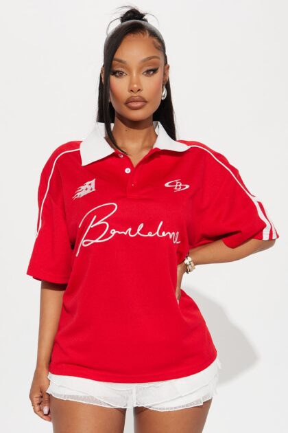 توب بولو 'تايم أوف سيزون' - أحمر