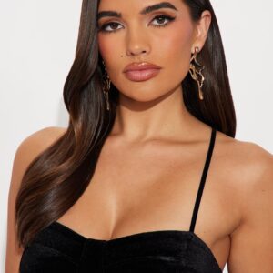 أقراط “أبستراكت ميوز” – ذهبي