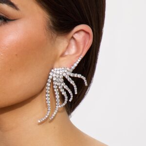 أقراط “أبستراكت دريمز” – فضي