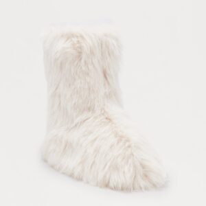 بوت قصير “آيسيكل” فرو صناعي – بيج