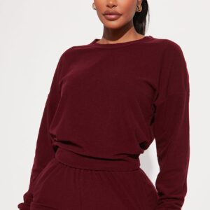 طقم جوغر “أولويز لو كي” – نبيذي