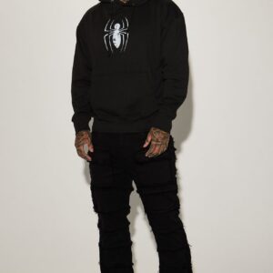 هودي “سبايدر مان” بطبعة شبكة عنكبوت – أسود
