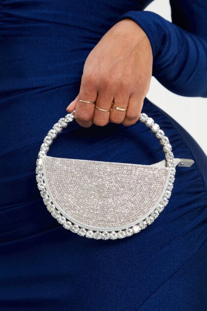 حقيبة يد "كوت يور أتنشن" - فضي