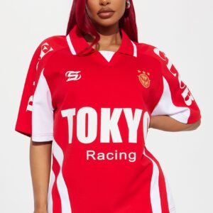 تي شيرت بولو ‘طوكيو كراود بليزر’ – أحمر