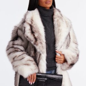 حقيبة يد صغيرة “نوار أفير” بنقش تمساح – أسود