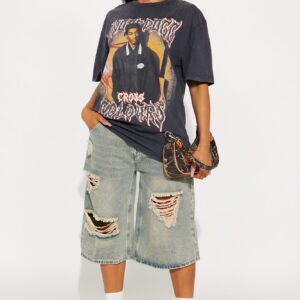 تيشيرت سنوب دوج إكس كروس كولرز فينتاج – أسود