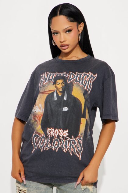 تيشيرت سنوب دوج إكس كروس كولرز فينتاج - أسود