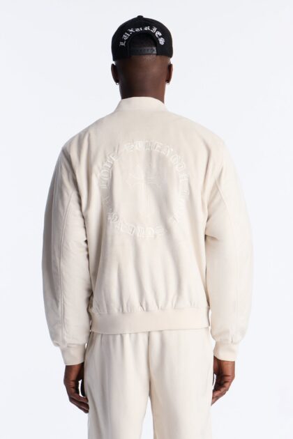 جاكيت بومبر شمواه "جرانيت كات" - أوف وايت