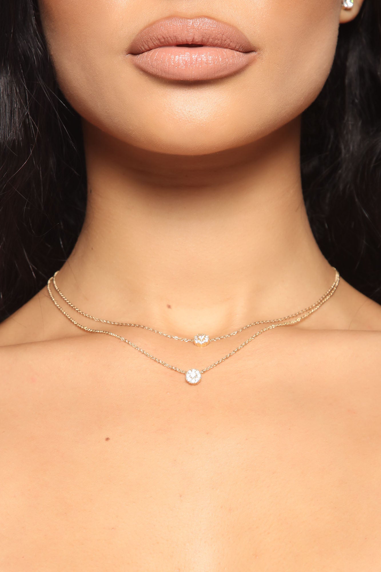 قلادة "ديانا" طبقات ناعمة - ذهبي