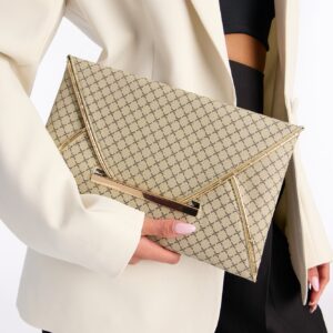 حقيبة يد صغيرة جلد صناعي “ذا بوست مارك” – رمادي داكن متعدد