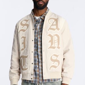 جاكيت بومبر “سينتس آوتلو” – خاكي/كومبو