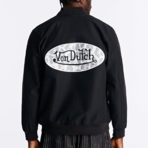 جاكيت بومبر أوفرسايز “سليب إنتو داركنس” – أسود