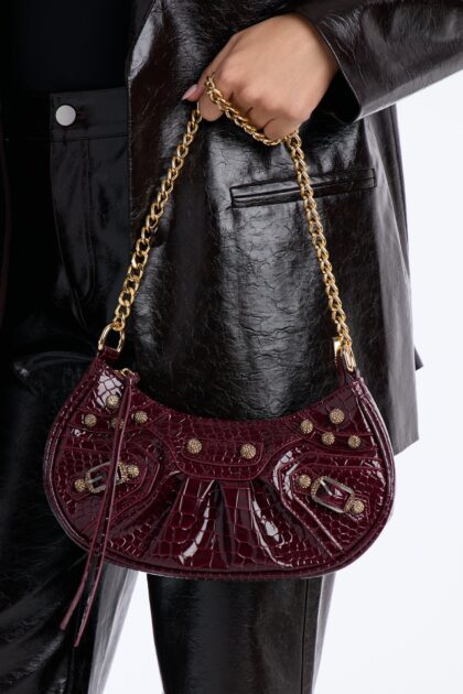 حقيبة كتف "كاميلا" - عنابي