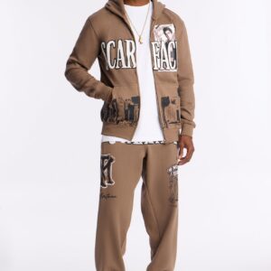 هودي بسحاب “سكارفيس توني مونتانا” – بني