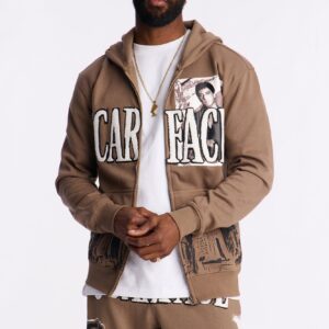 هودي بسحاب “سكارفيس توني مونتانا” – بني