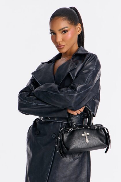 حقيبة يد ساتشل "سينليس" - أسود