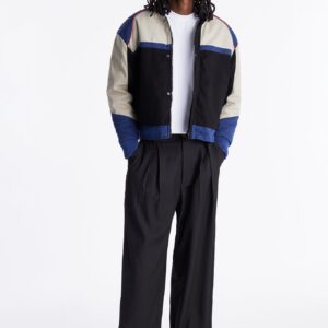 جاكيت بومبر “فيكتوري لاب” كولور بلوك – أسود/مزيج