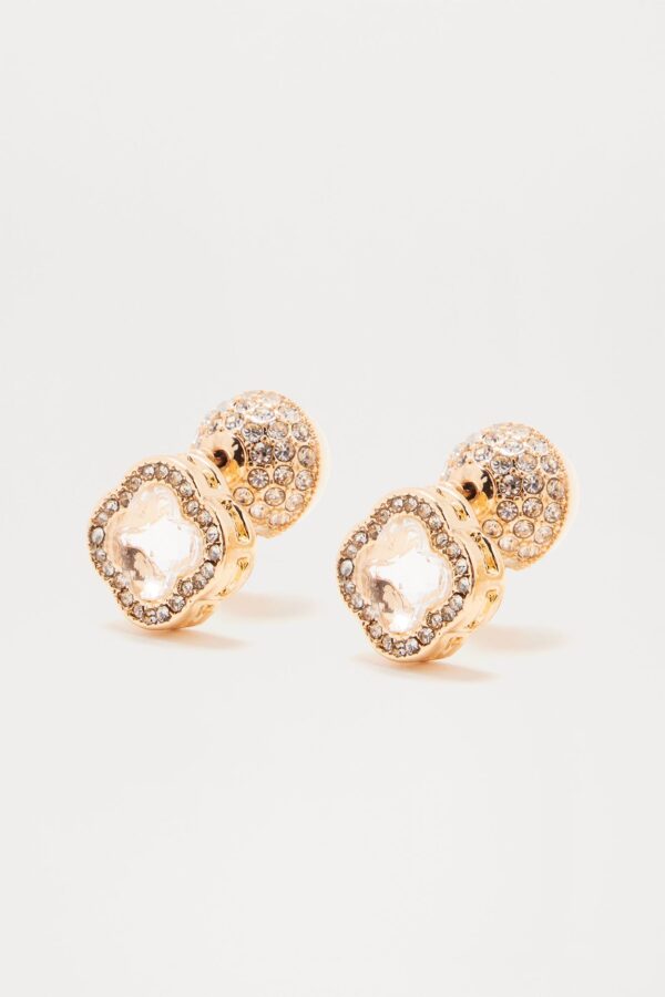 أقراط "أورورا كت" - ذهبي