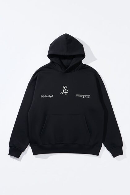 هودي "سيتي أوف أنجلز" مطرز - أسود