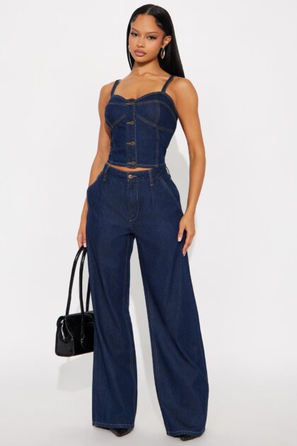 import placeholder for cassie denim set dark