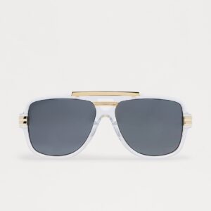 نظارة افياتور “أون ستيدج” – شفاف/ذهبي