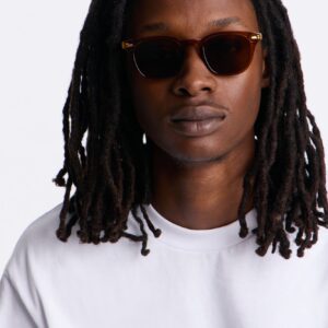 نظارة شمسية “كي آيتم” بعدسات ملونة – بني