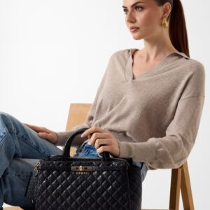 إيدرا 4G لوغو حقيبة يد لامعة