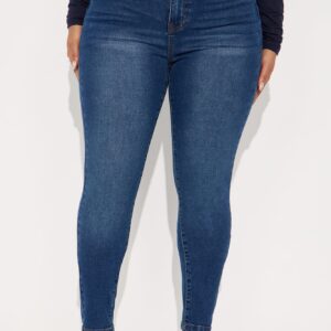 جينز “سان دييغو” سكيني بخصر عالٍ لنحت القوام