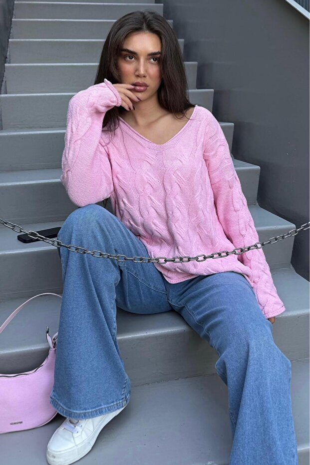تيشيرت نسائي بني أساسي بياقة دائرية MG2479